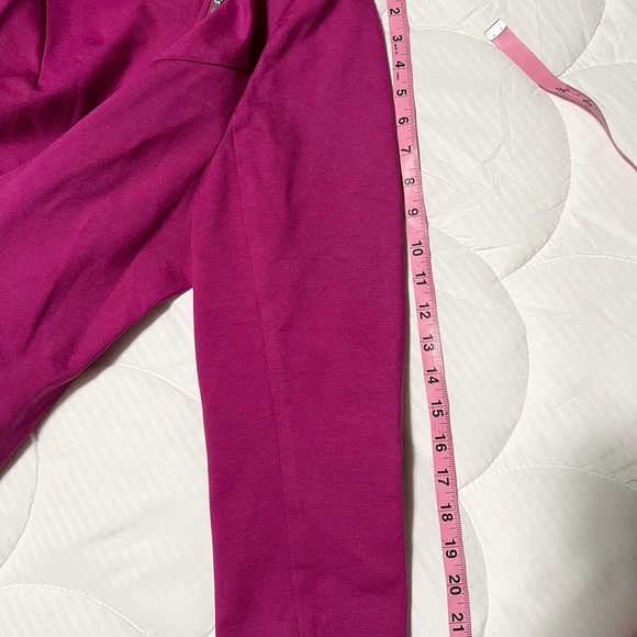 Lane Bryant Casual Career Jacket with zippers size 16 Fushia - Picture 10 of 14
